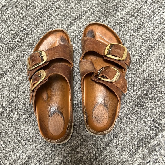 Birkenstock Shoes Big Buckle Birkenstocks Well Loved Size 38 Poshmark